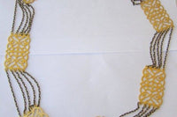 Link Belt One Size. Gold Wedding Belt. Black And Gold Belt. Bridal Chain Belt. Two Tone Metal Belt. Gold Waist Belt. Womens Belt.well Made