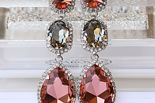 Long Bridal Earrings