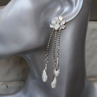 Long Bridal Earrings
