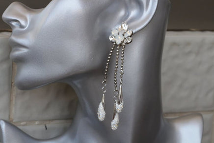 Long Bridal Earrings