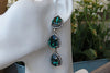 Long Emerald Earrings