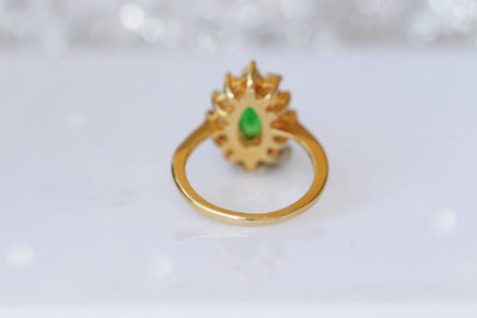 Marquise Emerald Ring