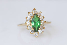 Marquise Emerald Ring