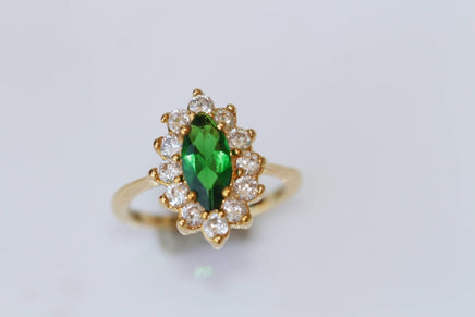 Marquise Emerald Ring