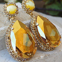 Metallic Gold Earrings
