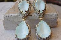 Mint Green Earrings