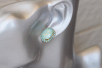 Mint Opal Earrings