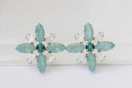 Mint Opal Earrings