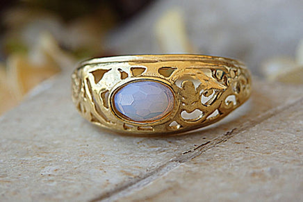 Moon Stone Ring