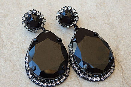 Mother Of Bride Teardrop Earrings