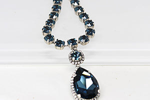 Navy Blue Necklace