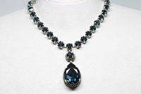 Navy Blue Necklace