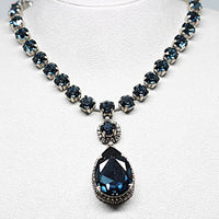 Navy Blue Necklace