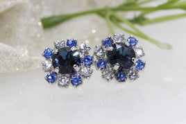 Navy Blue Studs