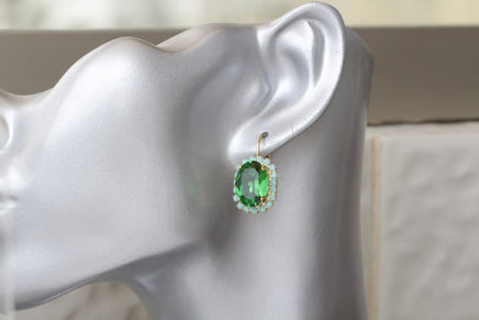 Olive Green Earrings