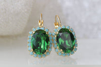 Olive Green Earrings