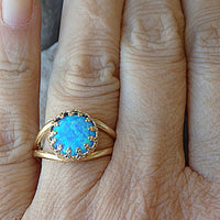 Opal 925 Sterling Silver Ring