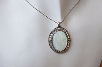 Opal And Rebeka Pave Necklace