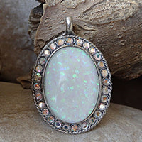 Opal And Rebeka Pave Necklace