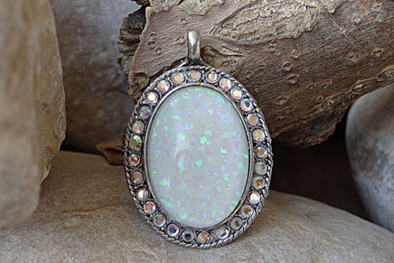 Opal And Rebeka Pave Necklace