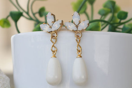 Opal Bridal Earrings