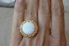Opal Engagement Ring. Bridal Ring