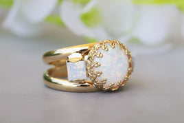 Opal Gold Filled Ring