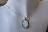 Opal Gold Necklace