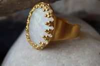 Opal Gold Ring