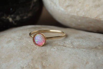 Opal Gold Ring