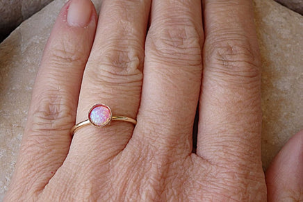 Opal Gold Ring