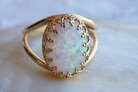 Opal Gold Ring