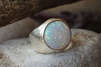 Opal Signet Ring