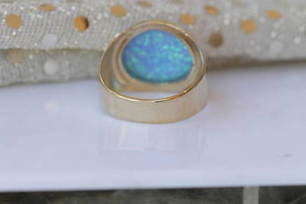 Opal Signet Ring