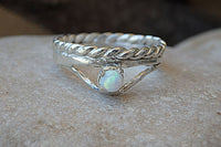 Opal Silver Ring