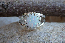 Opal Silver Ring