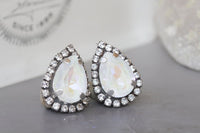 Opal Stud Earrings