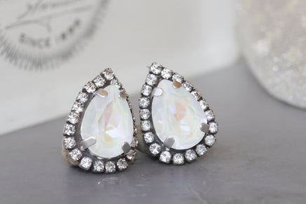 Opal Stud Earrings