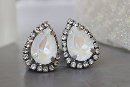 Opal Stud Earrings