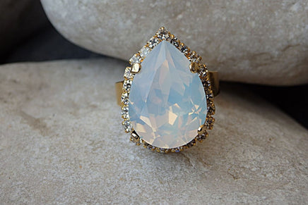 Opal Rebeka Crystal Ring