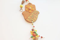 Orange Hamsa