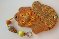 Orange Hamsa
