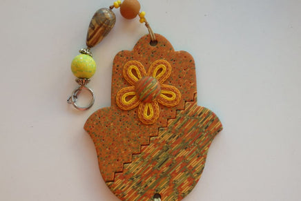 Orange Hamsa