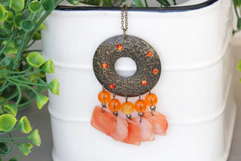 Orange Shell Necklace