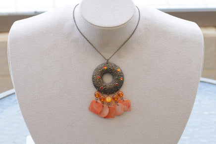 Orange Shell Necklace