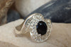 Oval Onyx Stone Ring