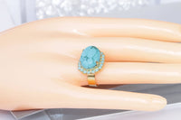 Oval Turquoise Ring