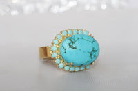 Oval Turquoise Ring