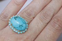 Oval Turquoise Ring