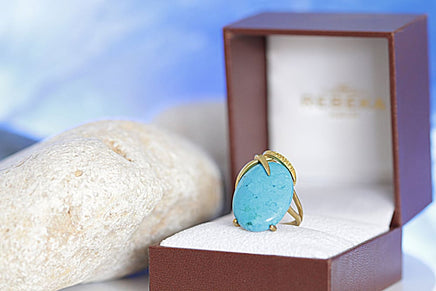 Oval Turquoise Ring